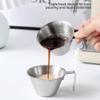 Stainless Steel Espresso Measuring Cup with Ounce Scale view 3