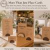 Rustic Wooden Table Card Holder view 4