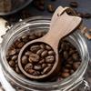 Black Walnut Scoop with Fish Tail Ergonomics view 3