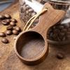 Black Walnut Scoop with Fish Tail Ergonomics view 4