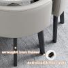 Small Dining Set for 4, Round Kitchen Table with 4 Chairs, 80 x 80 x 75 cm view 3