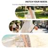 xinyunew Premium Leather Flip Case for Realme 14 Pro+ 5G with Detachable Crossbody Chain, Apricot view 2