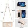 xinyunew Premium Leather Flip Case for Realme 14 Pro+ 5G with Detachable Crossbody Chain, Apricot view 3