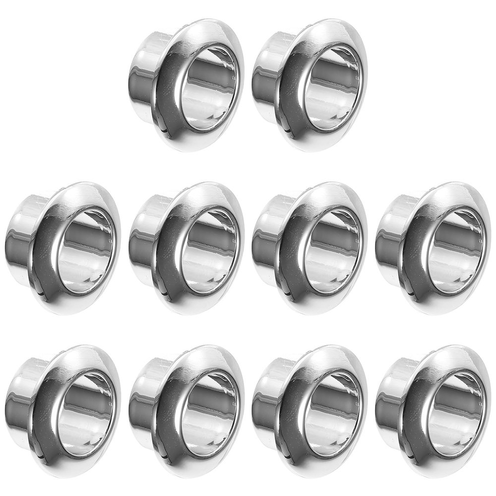 OHPHCALL ABS Cable Grommets, 10-Pack, Silver