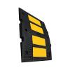 Modular Rubber Speed Bump with Reflective Strips view 1