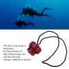 Naroote Scuba Tank Valve Dust Plug, Aluminum Alloy DIN Cover with Lanyard, 2.3 cm Thread OD, Red view 2