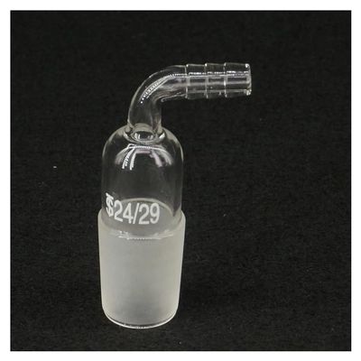 24/29 Joint 90-Degree Bent Inlet Adapter for Laboratory Glassware