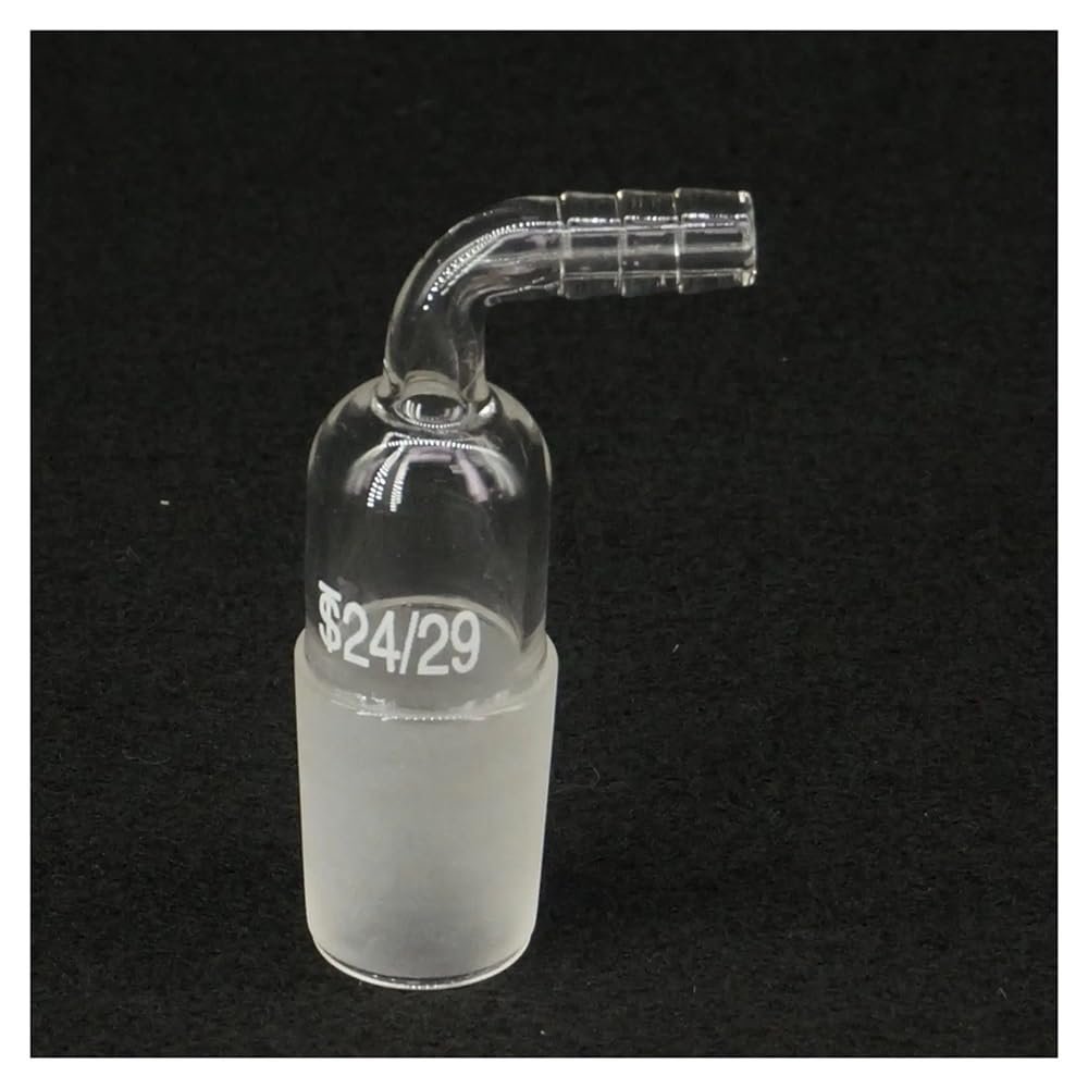 24/29 Joint 90-Degree Bent Inlet Adapter for Laboratory Glassware