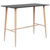 Mokuyary 5-Piece Garden Bar Set, Black view 2