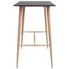 Mokuyary 5-Piece Garden Bar Set, Black view 4