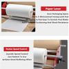 Heavy-Duty Honeycomb Roll Dispenser, Dual-Axis Kraft Paper Holder with Anti-Vibration Buffer, 50×250 m view 3