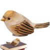 Generic Winter Bird Decor - Cute Wooden Sparrow Figures view 1