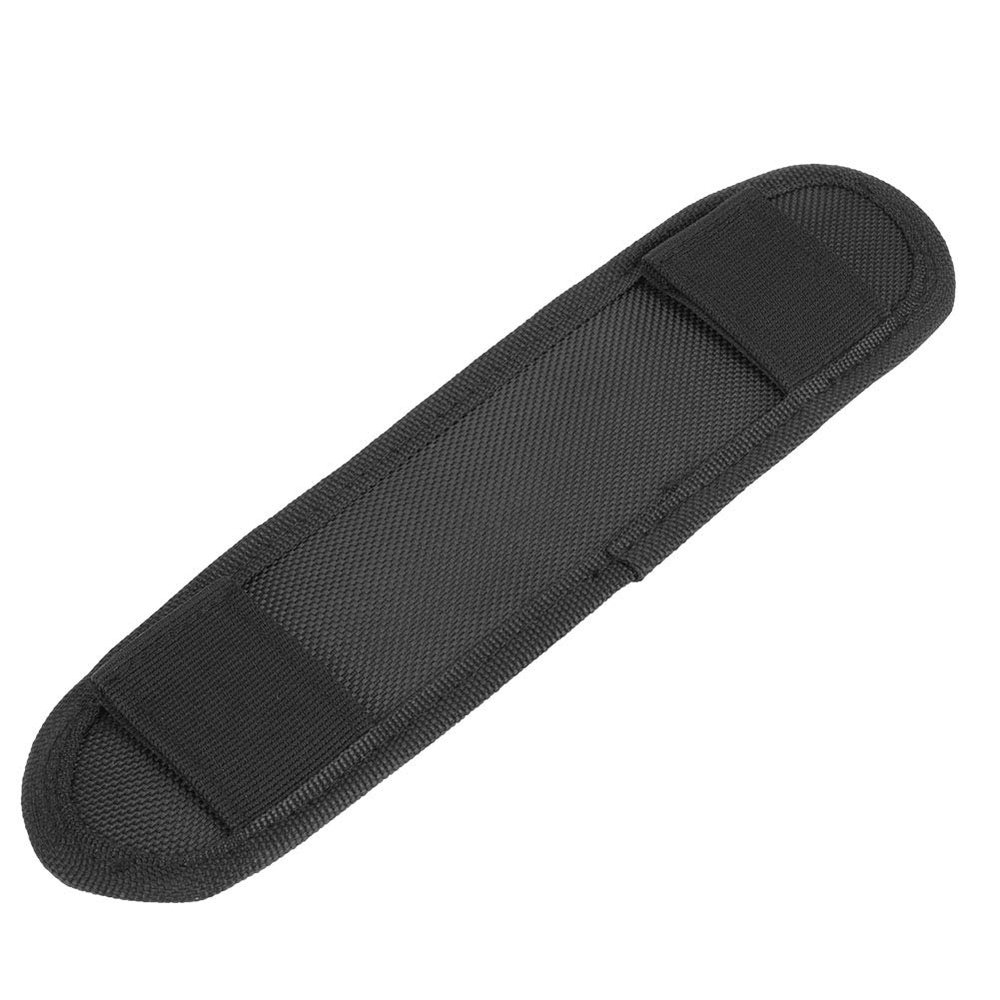 Cryfokt Backpack Strap Pad, Comfortable Memory Foam Support Pad, Replacement for Backpack Straps, Kits, Camera Bags and Duffel Bags, Oxford Fabric, Black, 26.9 x 6.6 cm