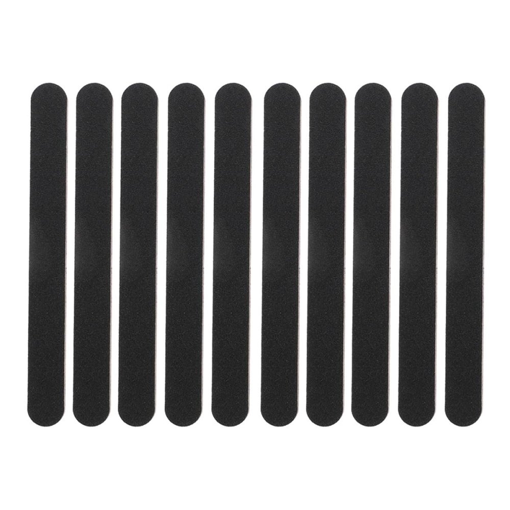 OUNONA 10-Piece Double-Sided Sanding Sticks for Model Building and Miniatures, Black