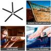 OUNONA 10-Piece Double-Sided Sanding Sticks for Model Building and Miniatures, Black view 3