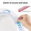 Transparent Waterproof Polymer Toilet Splash Guard view 4