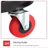Mobile Work Stool with Storage Drawers, Multifunctional Auto Repair Creeper Seat, Rolling Mechanic Stool for Garage Workshop view 4