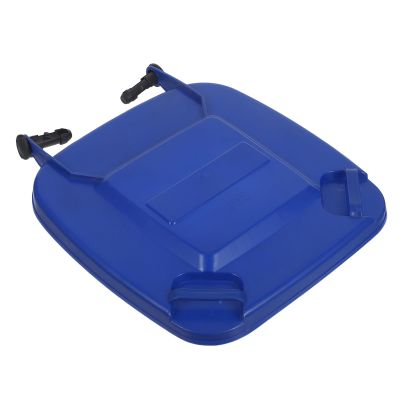 GALPADA Durable Blue Plastic Trash Can Replacement Lid, Easy to Install