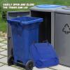 GALPADA Durable Blue Plastic Trash Can Replacement Lid, Easy to Install view 3