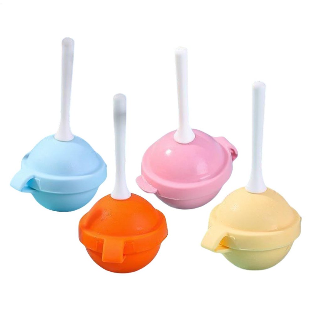 Chocolate Lollipop Molds - 4-Piece Non-Stick Reusable Round Molds