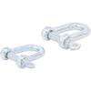 Type D Shackle Set, 2 Pieces, Heavy-Duty Steel, Secure Attachment, D-Work view 1