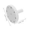 Freezer Dial Knob Replacement, 7 Settings, 4-Pack, White view 2