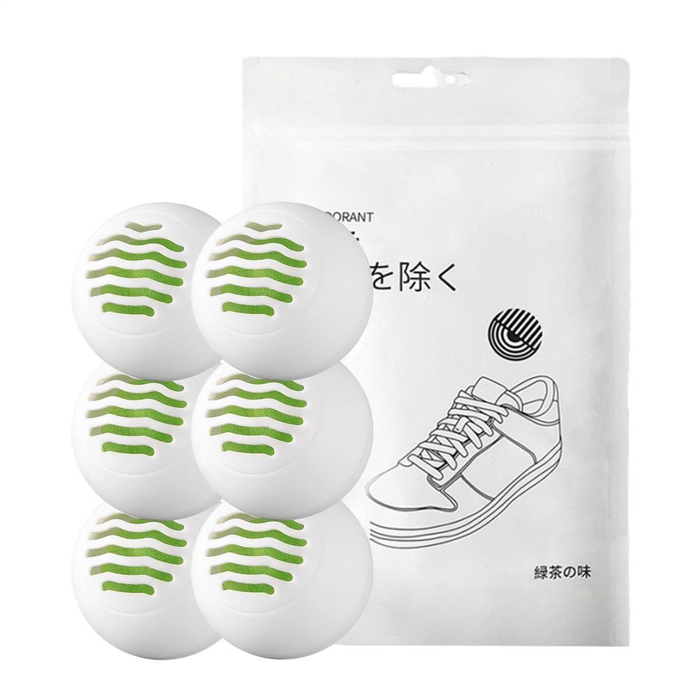 Shoe Odor Eliminator Set with 6 Deodorizing Balls