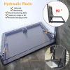 Roof Hatch, Black Galvanized Steel, 22–36 in. view 4