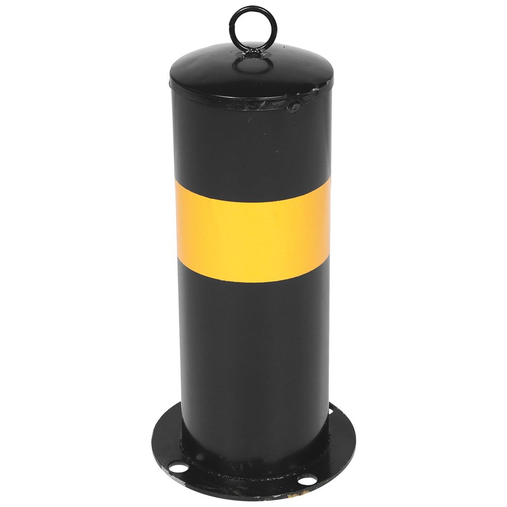 Heavy-Duty Steel Safety Bollard for Driveways and Parking