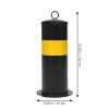 Heavy-Duty Steel Safety Bollard for Driveways and Parking view 2