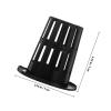 GAROZATION Black Plastic Hydroponic Net Pots, 50-Pack, Slotted view 2