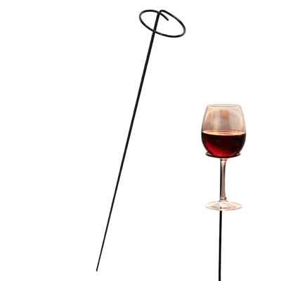 Garden Drink Stake - Outdoor Wine Glass Holder