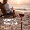 Garden Drink Stake - Outdoor Wine Glass Holder view 3