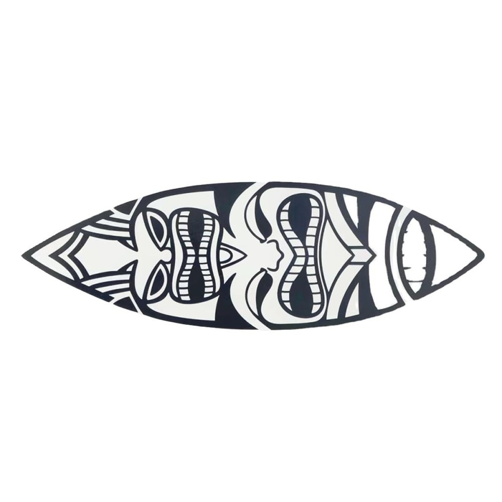 ROMISBABA Tropical Wooden Mask Wall Decor, Hawaiian Style