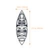 ROMISBABA Tropical Wooden Mask Wall Decor, Hawaiian Style view 2