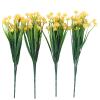AVRONBZ Artificial Yellow Orchid Flower Bouquet Set view 1