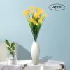 AVRONBZ Artificial Yellow Orchid Flower Bouquet Set view 4