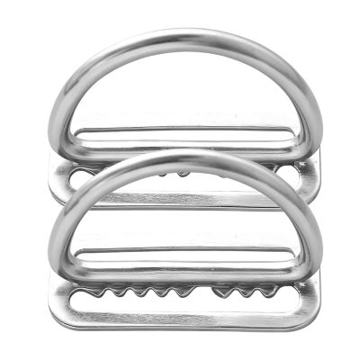 Generic D-Ring Buckle, 2 Pieces, Lightweight Secure Clip