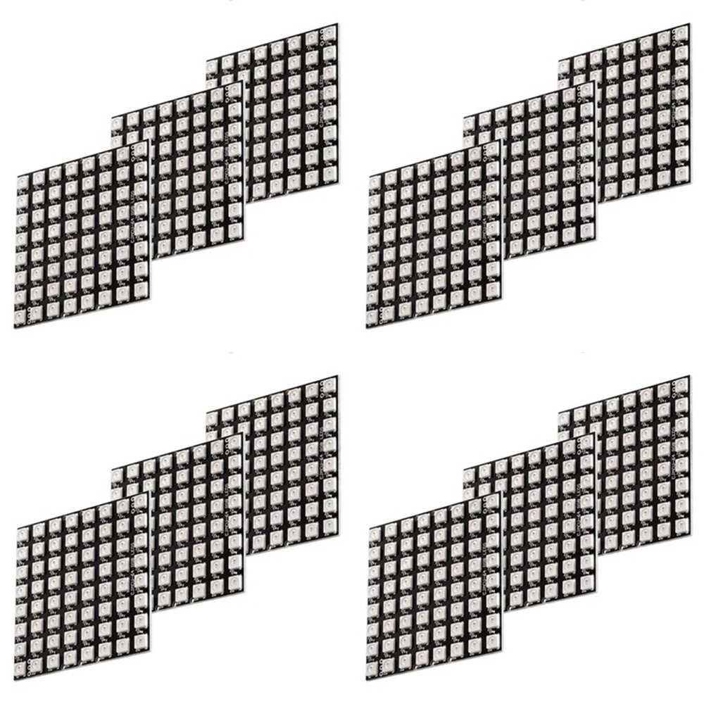 UDSKNV[KSL 12-Pack 64-LED Matrix Panels, CJMCU-8X8 Compatible