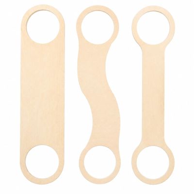 JISADER Birch Wood Balance Board Set for Sensory Integration and Motor Skills, Wobble Board for Toddlers Ages 3+, 3-Piece Bridge