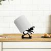 Matte Black Toilet Paper Holder view 4