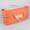 Orange PVC Grill Bag for Large Grill Ovens view 2