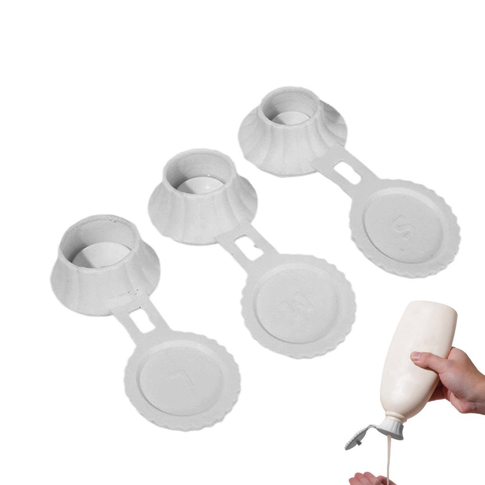 Reverse Bottle Cap, 3 Pack Shampoo Dispenser Caps