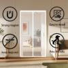 Magnetic Screen Door 77 x 260 cm, No Drilling, Automatic Closing, White view 3