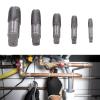 Mtlavishness 5-Piece NPT Pipe Tap Set, Carbon Steel, 3/4 in, 1/2 in, 3/8 in, 1/4 in, 1/8 in view 3