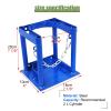 Oxygen Cylinder Holder, Gas Cylinder Stand, Transport Rack, Powder-Coated Steel, for Oxygen, Nitrogen and Acetylene, W-18 cm view 2