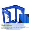 Oxygen Cylinder Holder, Gas Cylinder Stand, Transport Rack, Powder-Coated Steel, for Oxygen, Nitrogen and Acetylene, W-18 cm view 3