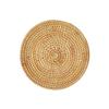 Rattan Placemat and Coaster Set, 16cm view 1