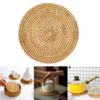 Rattan Placemat and Coaster Set, 16cm view 2