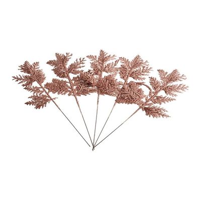 Glitter Leaf Garland for Holidays & Parties